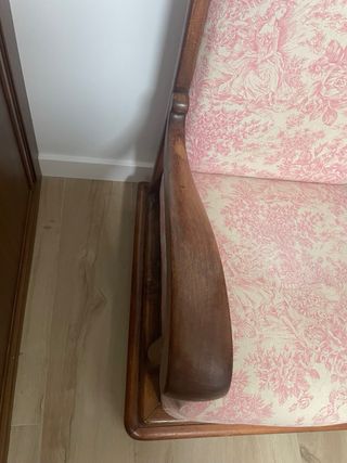 Sillón madera estilo vintage