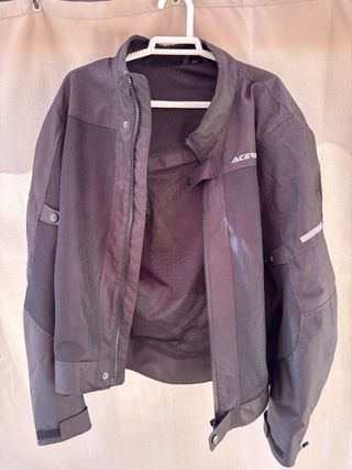 Chaqueta moto Acerbis negra
