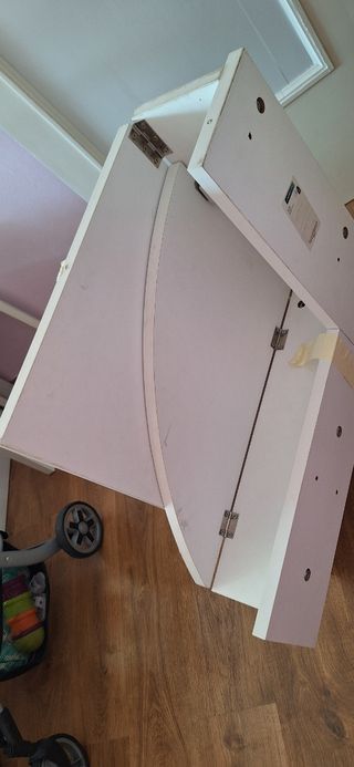 Escritorio pared blanco plegable