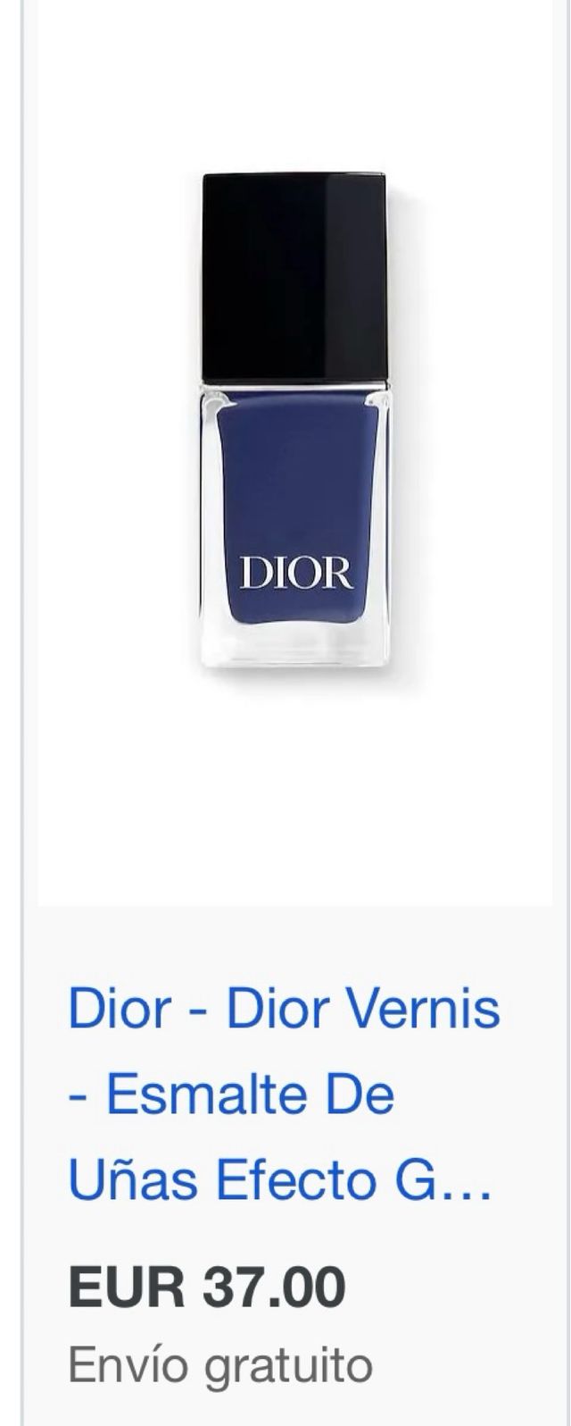 Smalto per unghie Dior - Blu scuro