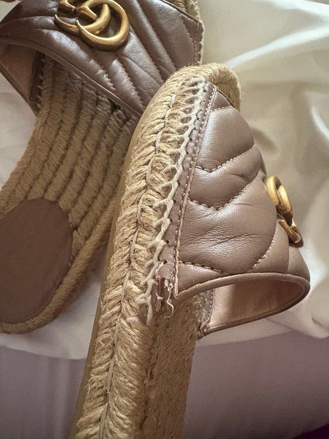 Zuecos Gucci GG Marrón