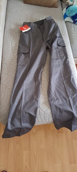 Pantalones trabajo - Gris - Talla L