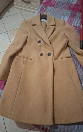 Cappotto Stradivarius beige Tg S