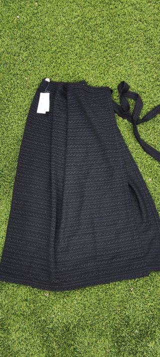 Pareo negro de crochet de Woman Secret