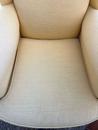 Butaca-Mecedora vintage beige