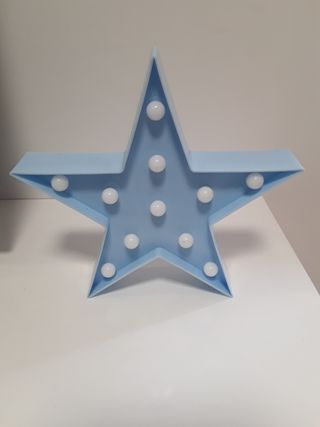 Luz LED Estrella - Decoración Infantil