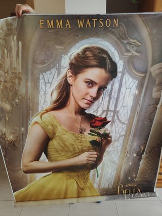 Póster Emma Watson - La Bella y la Bestia