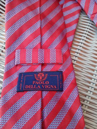 Corbata Paolo della Vigna - Rojo y Morado