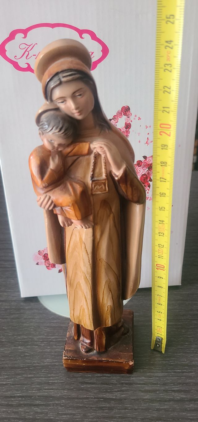 Virgen del Carmen de madera policromada