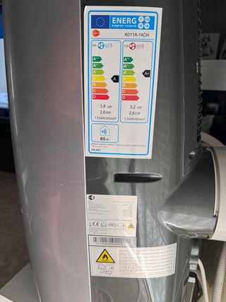 A.C. Portátil Equation - Plata para frío y calor