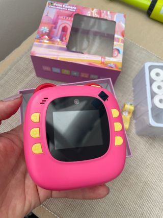 Cámara instantánea infantil - Rosa/Amarilla