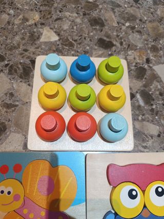 Rompecabezas infantiles de madera