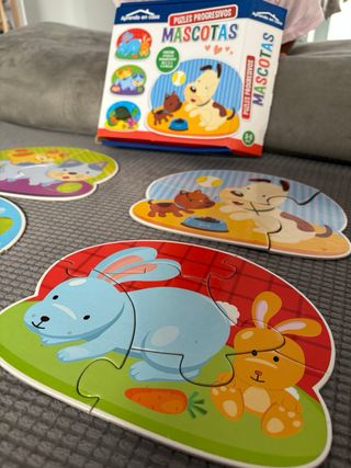 Puzzle Mascotas infantil