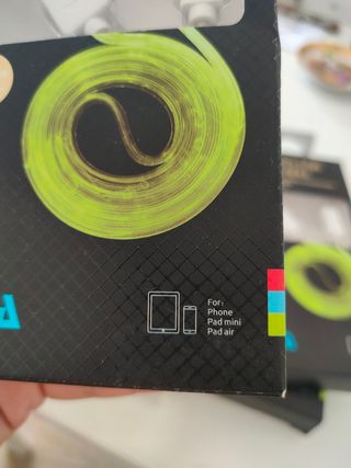 Cable de iPhone, iPad, cargador con LED