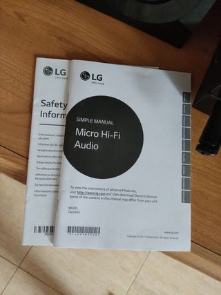 Microcadena LG CM2460 - Hi-Fi