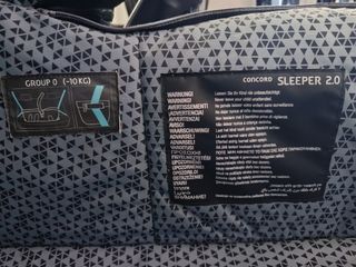 Capazo bebé grupo 0 + silla coche Concord sleeper