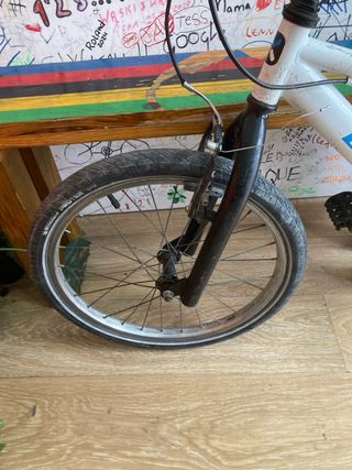 Bicicleta niño 20" blanca