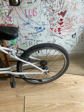 Bicicleta niño 20" blanca