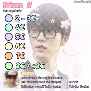 Photocards TXT (Tomorrow x Together)