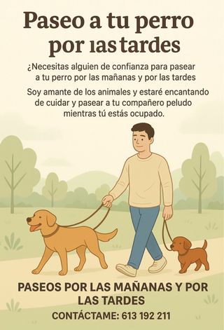 Paseo a perros