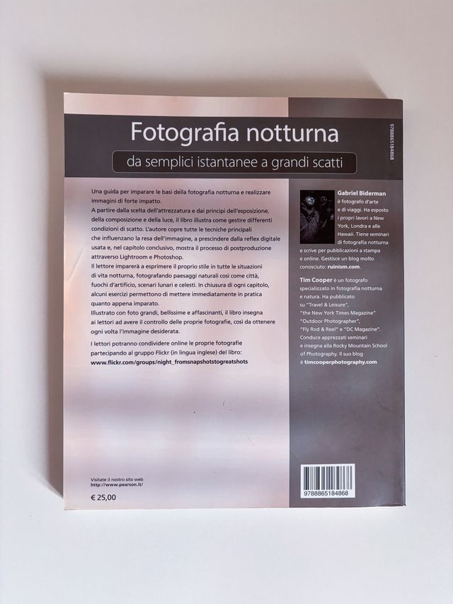 Fotografia notturna – Biderman e Cooper (Pearson)