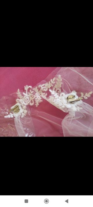 Capa velo novia boda blanco