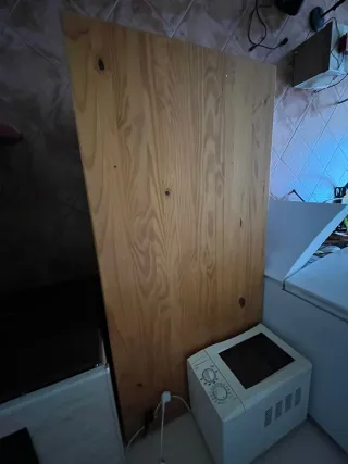 Mesa madera pino - marrón