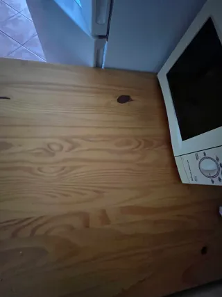 Mesa madera pino - marrón