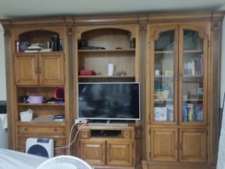 Mueble salón madera maciza