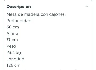 Escritorio Maison du Monde marrón