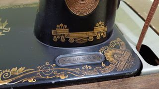 Máquina coser Singer antigua vintage