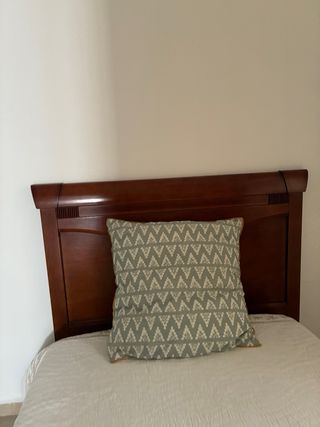 Cabecero madera maciza nogal