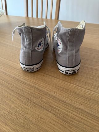 Converse grises talla 38
