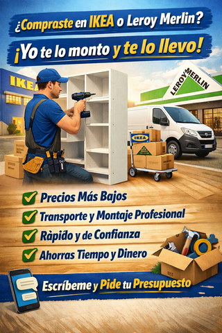 MONTADOR DE MUEBLES A SUPER BUEN PRECIO! ESCRIBEME