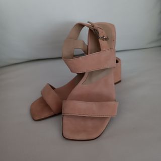 Tacones rosa | Sandalias tacón bajo