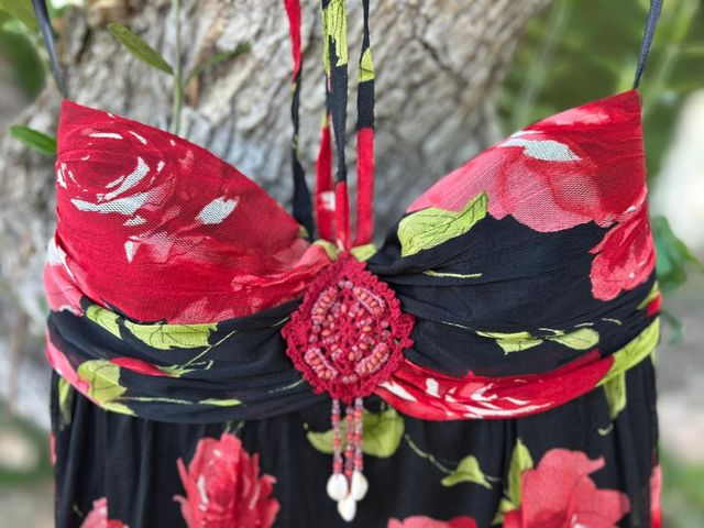 Vestito Vertize Gala Rosso-Nero Tg 38