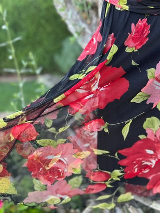 Vestito Vertize Gala Rosso-Nero Tg 38