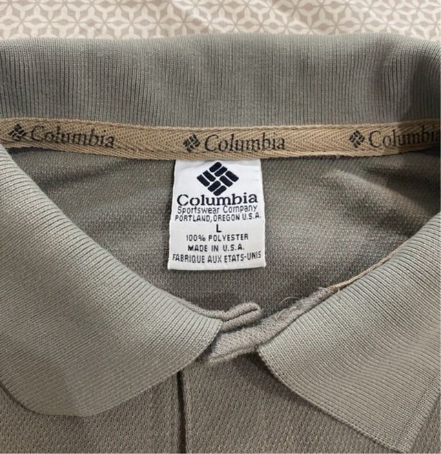 Polo Columbia caki talla L