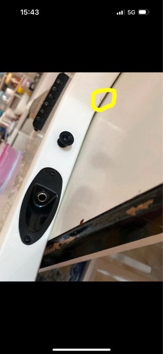 Chitarra Jackson Randy Rhoads bianca