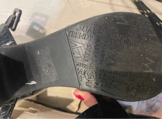 Sandalias plataforma negras