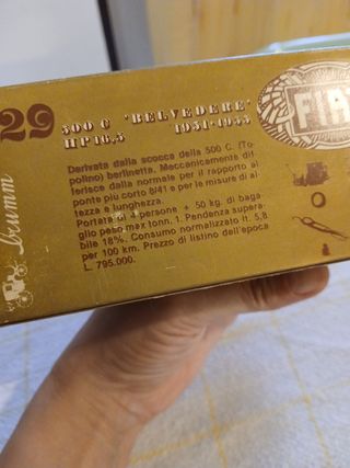 Fiat 500C Belvedere - Modellino R29