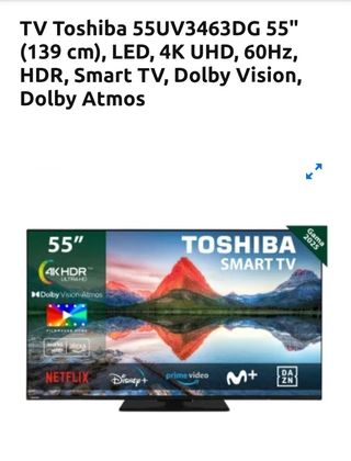 Soporte TV Toshiba nuevo