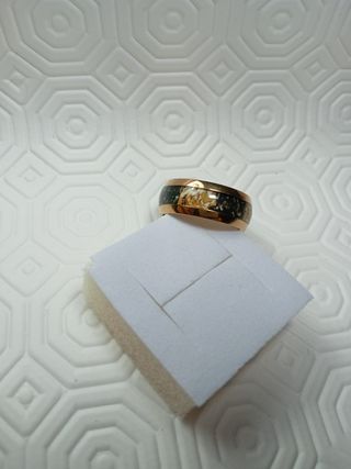 Anello oro verde 3D