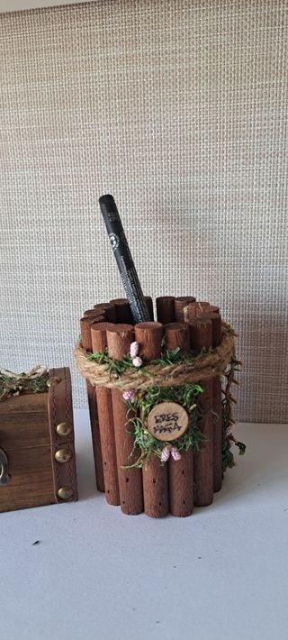 Porta-bolis + cofre artesanal /Pack