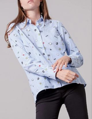 Camisa rayas Stradivarius 