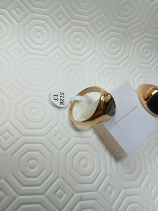 1 Anello Uomo Oro&Nero