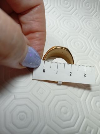 1 Anello Uomo Oro&Nero