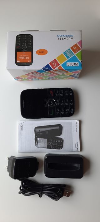 Alcatel 2004C - Teléfono móvil negro - libre