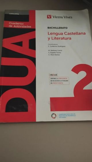 DUAL LENGUA Y LITERATURA 2 BACH(DIGITAL+LIBRO+ACT)