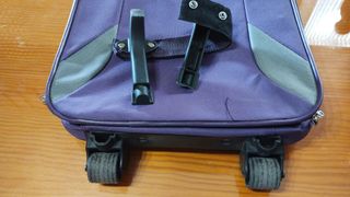 2 Maletas viaje - Morada y estampada 